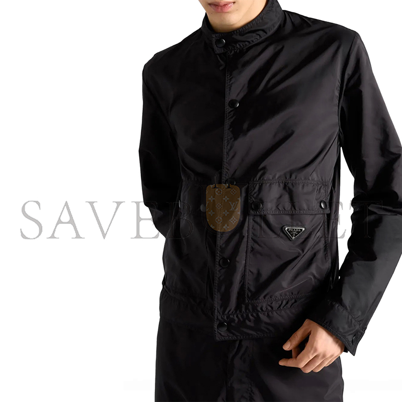 PRADA TRIANGLE LOGO JACKET 
